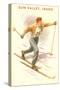 Sun Valley, Idaho, Cross Country Skier-null-Stretched Canvas