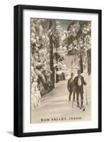 Sun Valley, Idaho, Cross County Skiing and Snow Shoeing-null-Framed Art Print