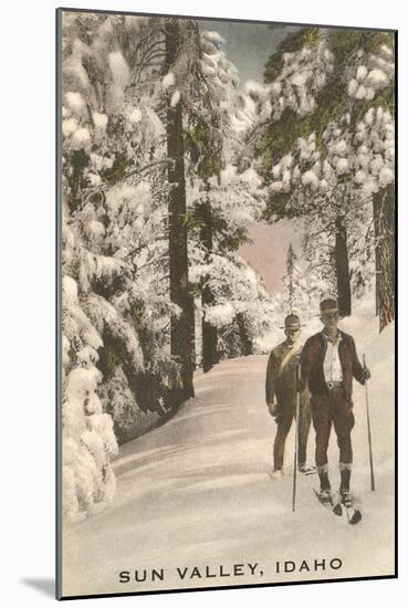 Sun Valley, Idaho, Cross County Skiing and Snow Shoeing-null-Mounted Art Print