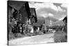 Sun Valley, Idaho - Main Street View of Challenger Inn-Lantern Press-Stretched Canvas