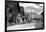 Sun Valley, Idaho - Main Street View of Challenger Inn-Lantern Press-Framed Art Print