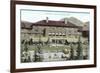 Sun Valley, Idaho, Resort Lodge-null-Framed Art Print