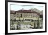 Sun Valley, Idaho, Resort Lodge-null-Framed Art Print