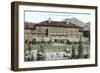 Sun Valley, Idaho, Resort Lodge-null-Framed Art Print