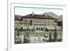 Sun Valley, Idaho, Resort Lodge-null-Framed Premium Giclee Print