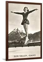 Sun Valley, Idaho, Skater in Air-null-Framed Art Print