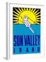 Sun Valley, Idaho, Skier Graphic-null-Framed Art Print
