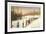 Sun Valley, Idaho, Skiers in Line-null-Framed Premium Giclee Print