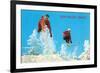 Sun Valley, Idaho, Skiing Moguls-null-Framed Premium Giclee Print