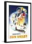 Sun Valley, Idaho - Sonja Henje Montage of Sun Valley Poster-Lantern Press-Framed Art Print