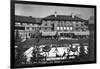 Sun Valley, Idaho - View of Lodge and Ice Rink-Lantern Press-Framed Art Print