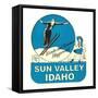 Sun Valley, Idaho, Winter and Summer Playground-null-Framed Stretched Canvas