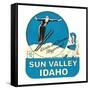 Sun Valley, Idaho, Winter and Summer Playground-null-Framed Stretched Canvas
