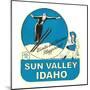 Sun Valley, Idaho, Winter and Summer Playground-null-Mounted Art Print