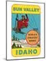 Sun Valley, Idaho, World's Greatest Skiing, Ski Lift-null-Mounted Art Print