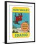 Sun Valley, Idaho, World's Greatest Skiing, Ski Lift-null-Framed Art Print