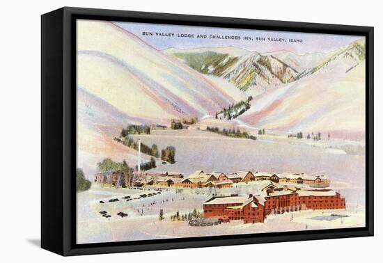 Sun Valley Lodge, Idaho-null-Framed Stretched Canvas