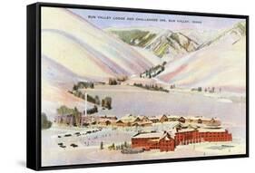 Sun Valley Lodge, Idaho-null-Framed Stretched Canvas