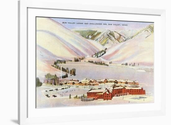 Sun Valley Lodge, Idaho-null-Framed Premium Giclee Print