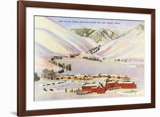 Sun Valley Lodge, Idaho-null-Framed Premium Giclee Print