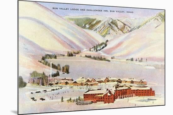 Sun Valley Lodge, Idaho-null-Mounted Premium Giclee Print