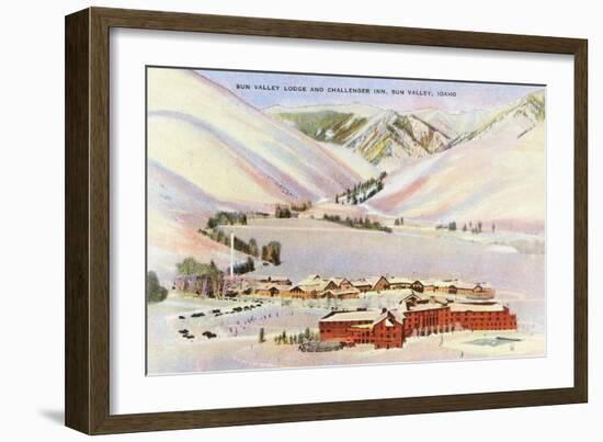 Sun Valley Lodge, Idaho-null-Framed Art Print