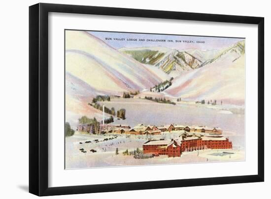 Sun Valley Lodge, Idaho-null-Framed Art Print