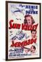 Sun Valley Serenade, from Top: Sonja Henie, John Payne, Glenn Miller, 1941-null-Framed Art Print