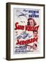 Sun Valley Serenade, from Top: Sonja Henie, John Payne, Glenn Miller, 1941-null-Framed Art Print