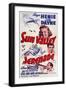 Sun Valley Serenade, from Top: Sonja Henie, John Payne, Glenn Miller, 1941-null-Framed Art Print