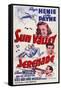 Sun Valley Serenade, from Top: Sonja Henie, John Payne, Glenn Miller, 1941-null-Framed Stretched Canvas