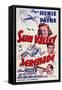 Sun Valley Serenade, from Top: Sonja Henie, John Payne, Glenn Miller, 1941-null-Framed Stretched Canvas