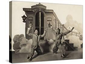 Sun Valley Serenade, Nicholas Brothers, 1941, Doing A Dancing Split-null-Stretched Canvas