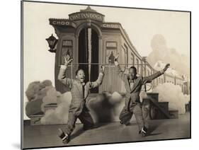 Sun Valley Serenade, Nicholas Brothers, 1941, Doing A Dancing Split-null-Mounted Photo