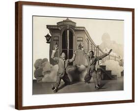 Sun Valley Serenade, Nicholas Brothers, 1941, Doing A Dancing Split-null-Framed Photo