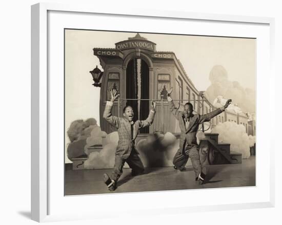 Sun Valley Serenade, Nicholas Brothers, 1941, Doing A Dancing Split-null-Framed Photo