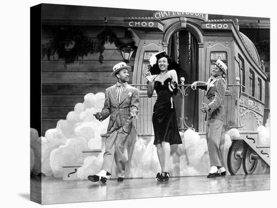 Sun Valley Serenade, Nicholas Brothers, Dorothy Dandridge, 1941, 'Chatanooga Choo Choo.'-null-Stretched Canvas