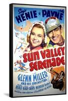 Sun Valley Serenade, Sonja Henie, John Payne, Glenn Miller, 1941-null-Framed Stretched Canvas