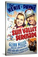 Sun Valley Serenade, Sonja Henie, John Payne, Glenn Miller, 1941-null-Stretched Canvas