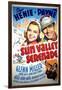 Sun Valley Serenade, Sonja Henie, John Payne, Glenn Miller, 1941-null-Framed Art Print