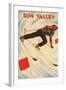 Sun Valley Skier-null-Framed Art Print