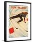 Sun Valley Skier-null-Framed Art Print