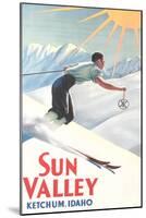 Sun Valley Travel Poster-null-Mounted Art Print
