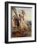 Sun Worship in Montana-Charles Marion Russell-Framed Art Print