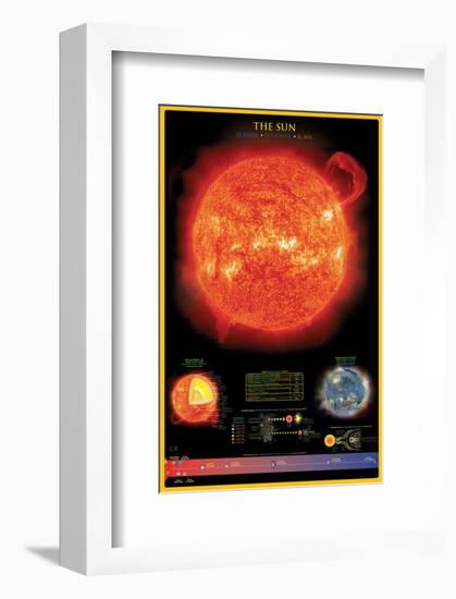 Sun-null-Framed Art Print