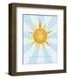 Sun-John W^ Golden-Framed Art Print