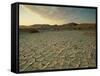Sunbaked Mud Pan, Cracked Earth, Near Sossusvlei, Namib Naukluft Park, Namibia, Africa-Lee Frost-Framed Stretched Canvas