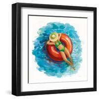 Sunbather I-Silvia Vassileva-Framed Art Print