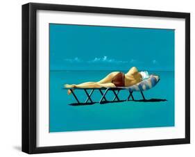 Sunbather-Simon Cook-Framed Giclee Print
