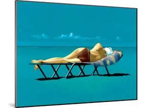 Sunbather-Simon Cook-Mounted Giclee Print